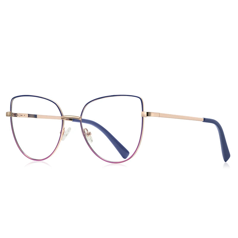 Vicky Unisex Full Rim Large Cat Eye Tr 90 Titanium Reading Glasses 3081 Reading Glasses Vicky