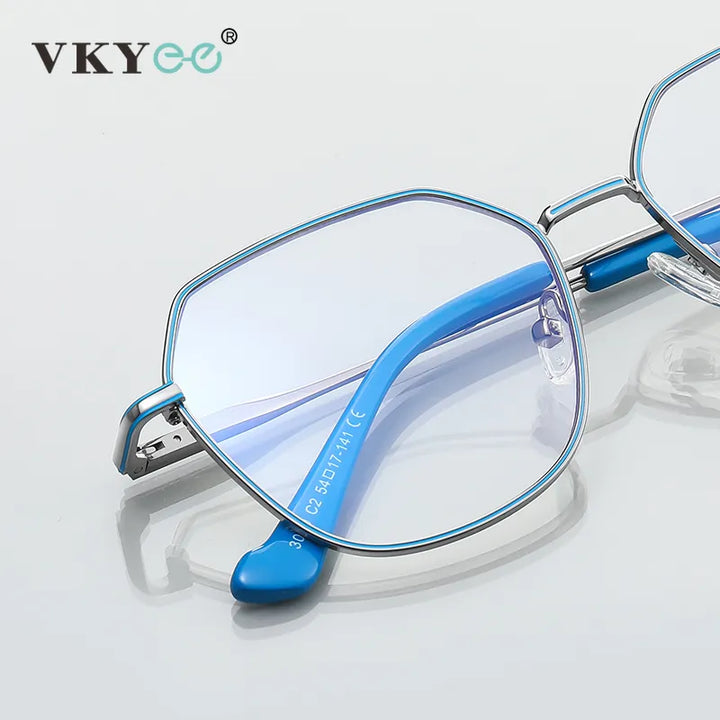 Vicky Women's Full Rim Polygon Alloy Reading Glasses 3040 Reading Glasses Vicky