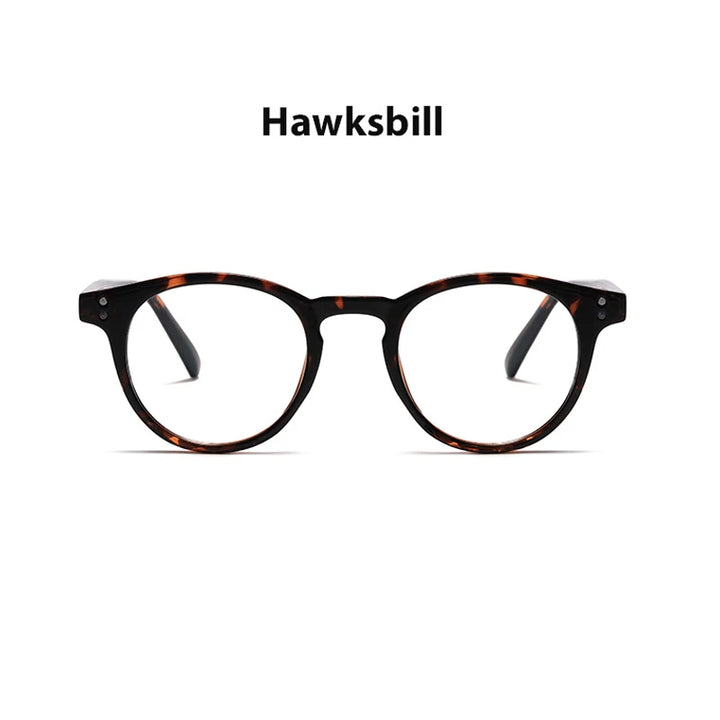 Kocolior Unisex Full Rim Round Acetate Hyperopic Reading Glasses 3313 Reading Glasses Kocolior Hawksbill 0