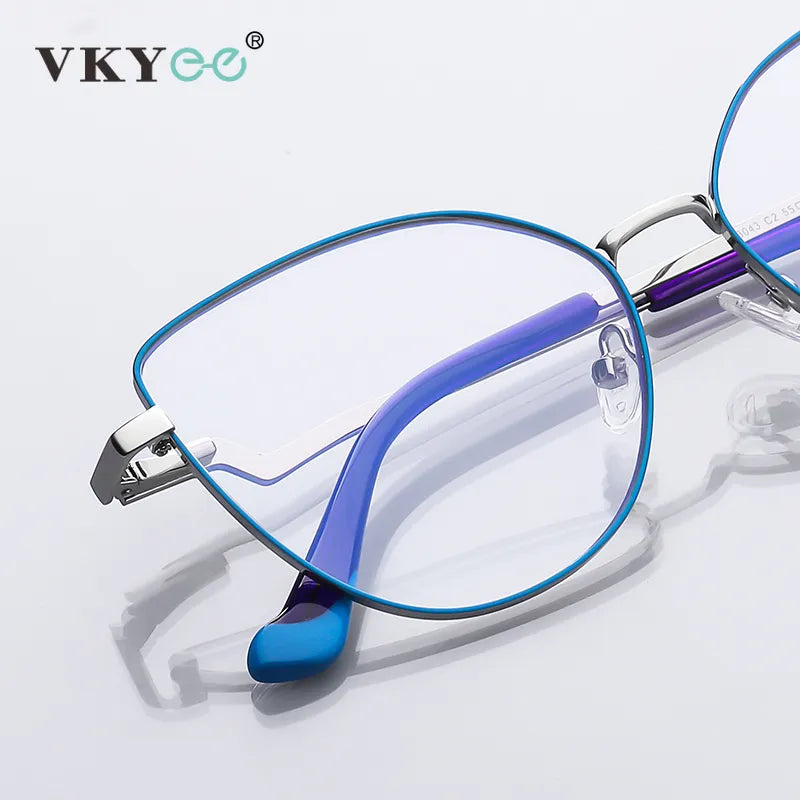 Vicky Women's Full Rim Cat Eye Stainless Steel Reading Glasses 3043 Reading Glasses Vicky   