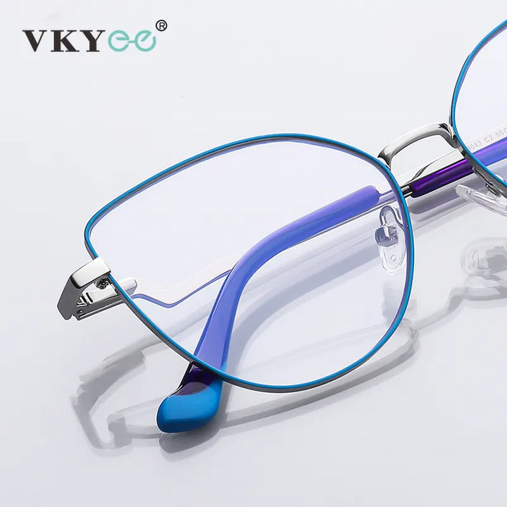 Vicky Women's Full Rim Cat Eye Stainless Steel Reading Glasses 3043 Reading Glasses Vicky   