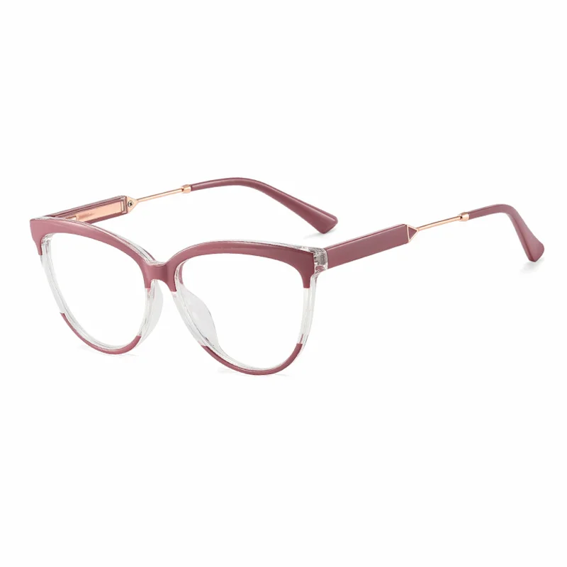 Ralferty Women's Full Rim Square Cat Eye Acetate Eyeglasses 81080