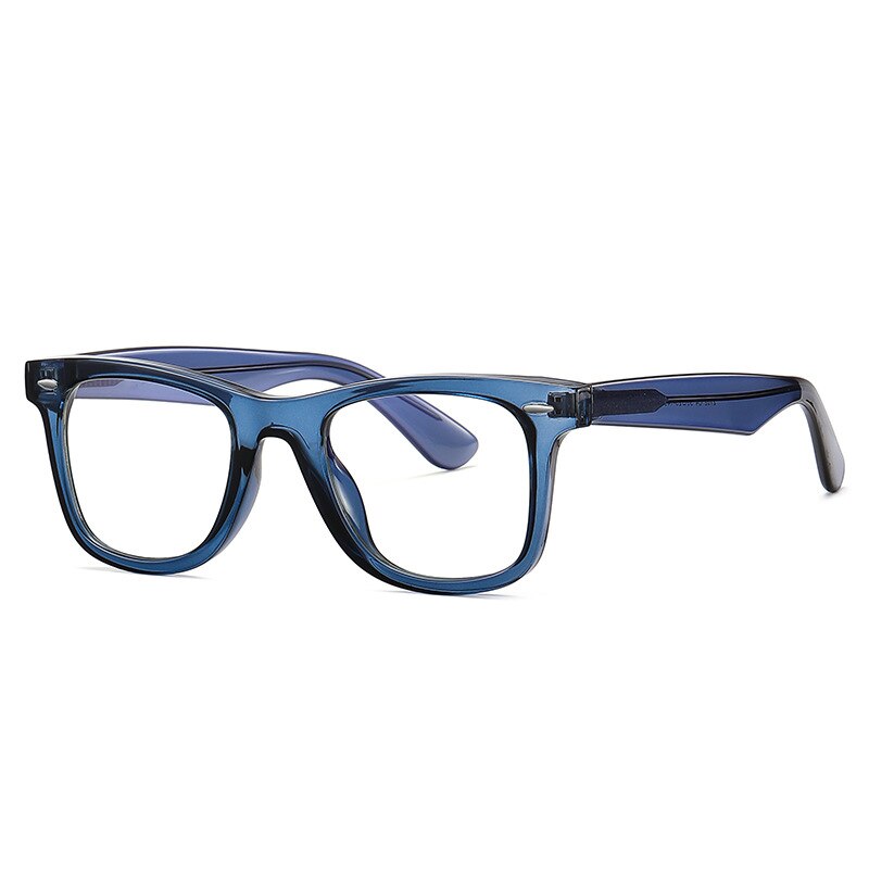 Yimaruili Unisex Full Rim Square Tr 90 Acetate Alloy Eyeglasses  2102 Full Rim Yimaruili Eyeglasses
