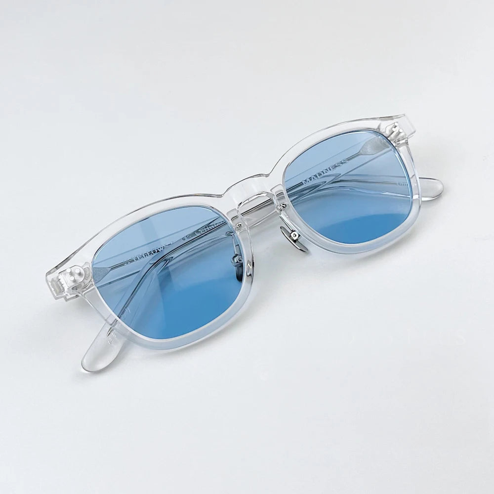 Black Mask Unisex Full Rim Square Acetate Sunglasses 484022 Full Rim Black Mask