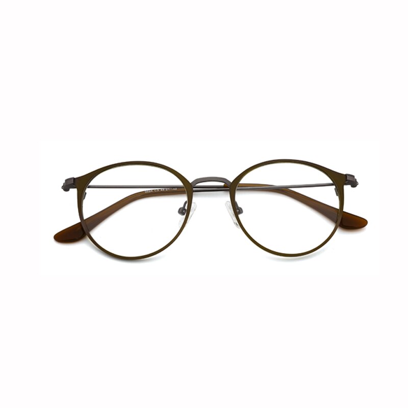Kansept Women's Full Rim Round Cat Eye Stainless Steel Eyeglasses 0024 Full Rim Kansept C3  