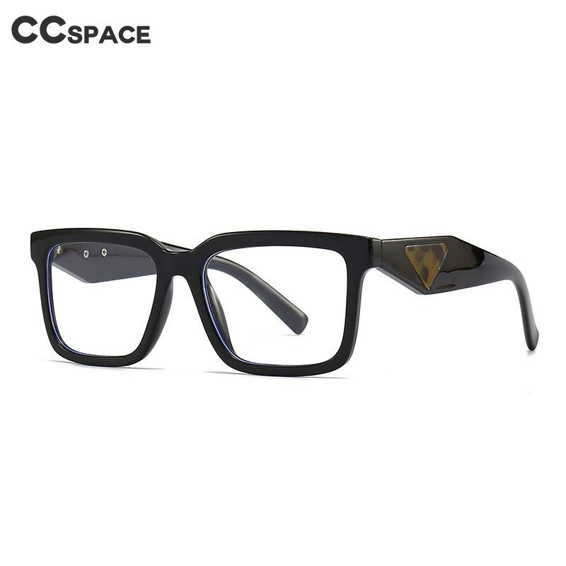 CCspace Unisex Full Rim Square Tr 90 Eyeglasses 56311 Full Rim CCspace