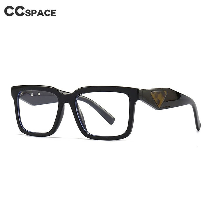 CCspace Unisex Full Rim Square Tr 90 Eyeglasses 56311 Full Rim CCspace