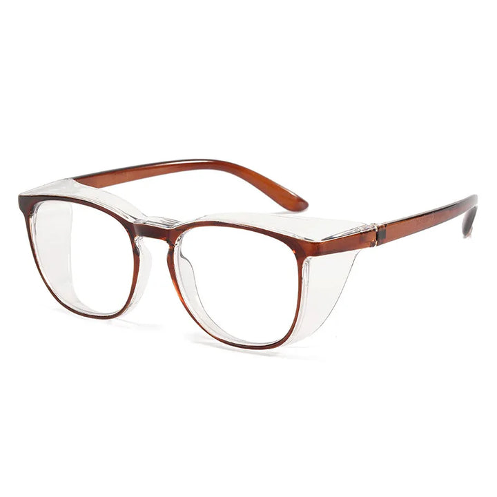 Vicky Women's Full Rim Square Tr 90 Polycarbonate Safety Goggles 44103 Reading Glasses Vicky non-prescription 103-C3