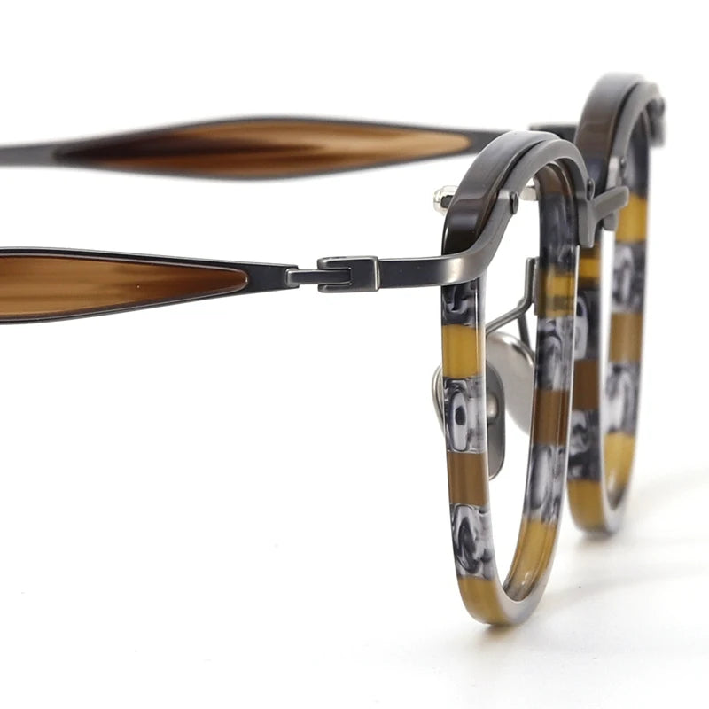 Muzz Unisex Full Rim Square Titanium Eyeglasses 6061 Full Rim Muzz