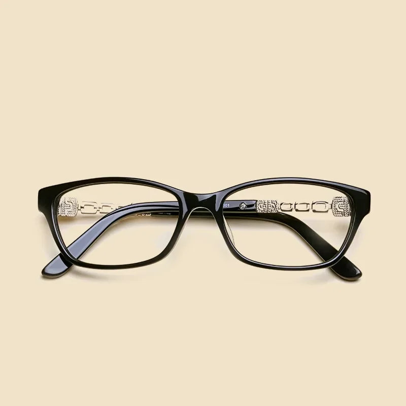 Oveliness Women's Full Rim Square Cat Eye Acetate Eyeglasses 24061