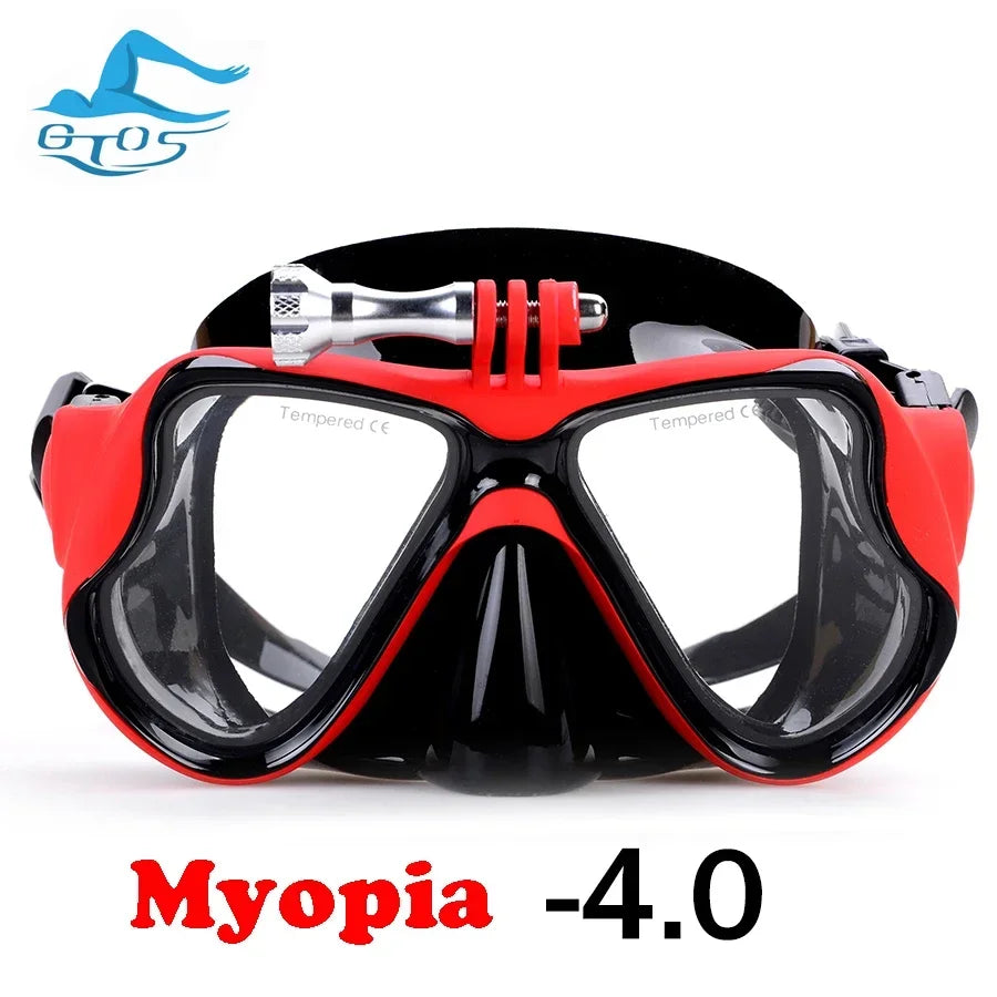 Aleefa Unisex Goggle Plastic Resin Lens Pc Silicone Swim Mask 64422