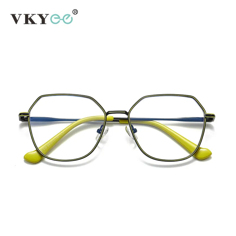 Vicky Women's Full Rim Polygon Alloy Reading Glasses 3040 Reading Glasses Vicky PFD3040-C3 China 0