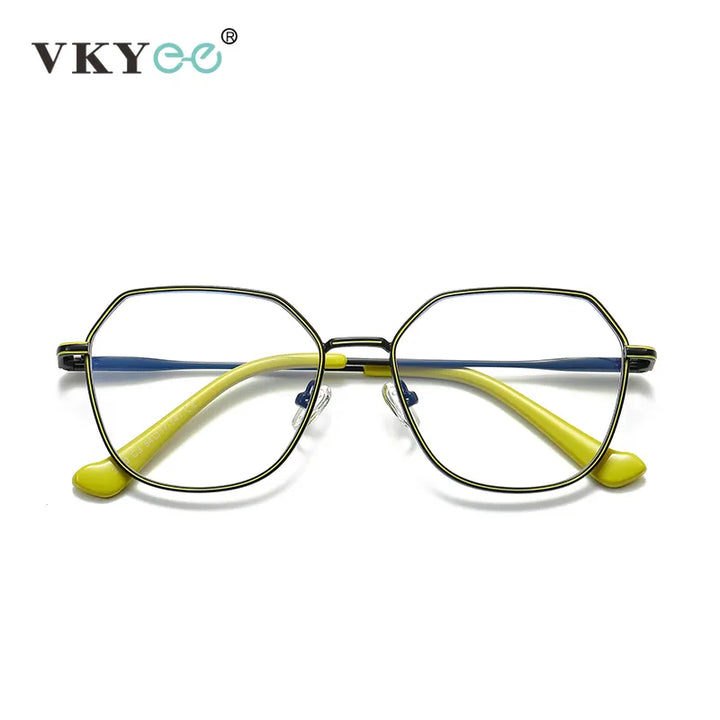 Vicky Women's Full Rim Polygon Alloy Reading Glasses 3040 Reading Glasses Vicky PFD3040-C3 China 0