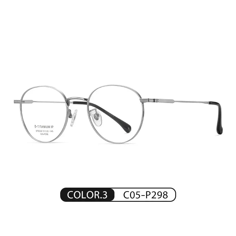 Vicky Unisex Full Rim Round Titanium Reading Glasses St6220 Reading Glasses Vicky ST6220-C3-C05-P298 0