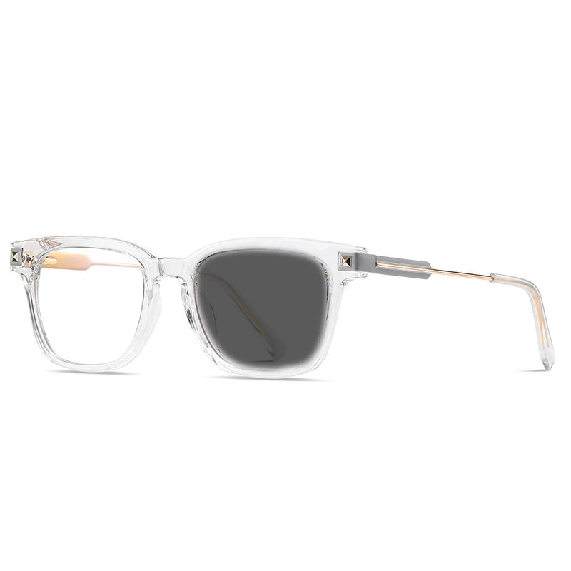 Kocolior Unisex Full Rim Square Tr 90 Alloy Hyperopic Reading Glasses 2068 Reading Glasses Kocolior