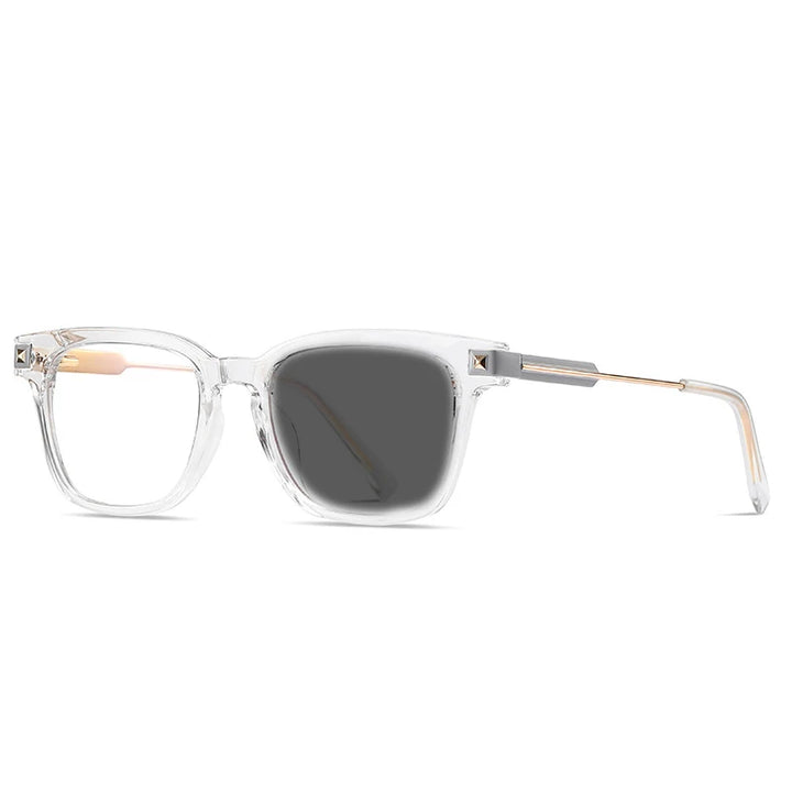 Kocolior Unisex Full Rim Square Tr 90 Alloy Hyperopic Reading Glasses 2068 Reading Glasses Kocolior