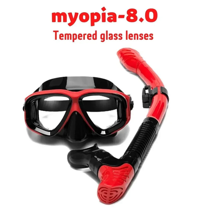 Aleefa Unisex Goggle Plastic Resin Lens Pc Silicone Swim Mask 64307