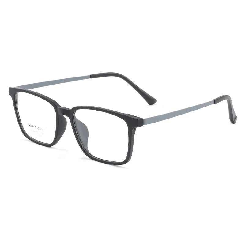 Hdcrafter Unisex Full Rim Square Tr 90 Titanium Eyeglasses 919822