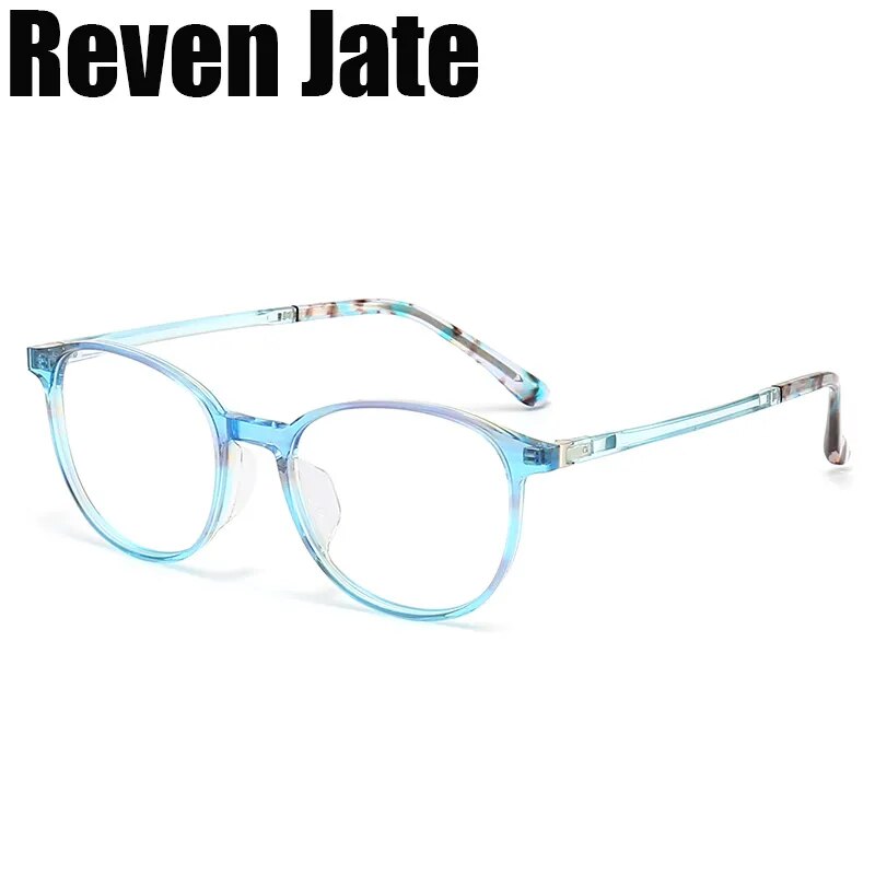 Reven Jate Unisex Full RIm Round Acetate Eyeglasses 1110 Full Rim Reven Jate   