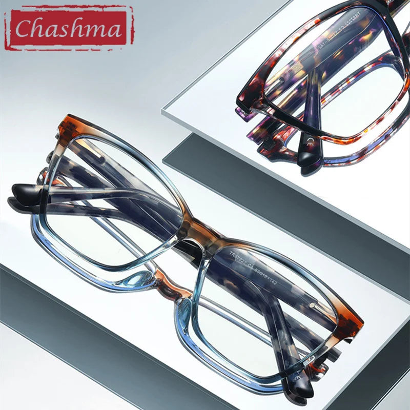 Chashma Women's Full Rim Square Cat Eye Tr 90 Titanium Eyeglasses 887222