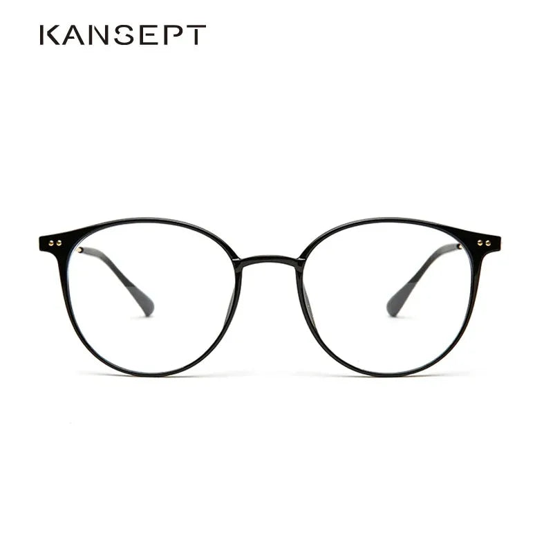 Kansept Women's Full Rim Round Acetate Eyeglasses 90045 Full Rim Kansept