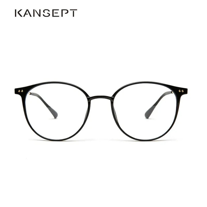 Kansept Women's Full Rim Round Acetate Eyeglasses 90045 Full Rim Kansept