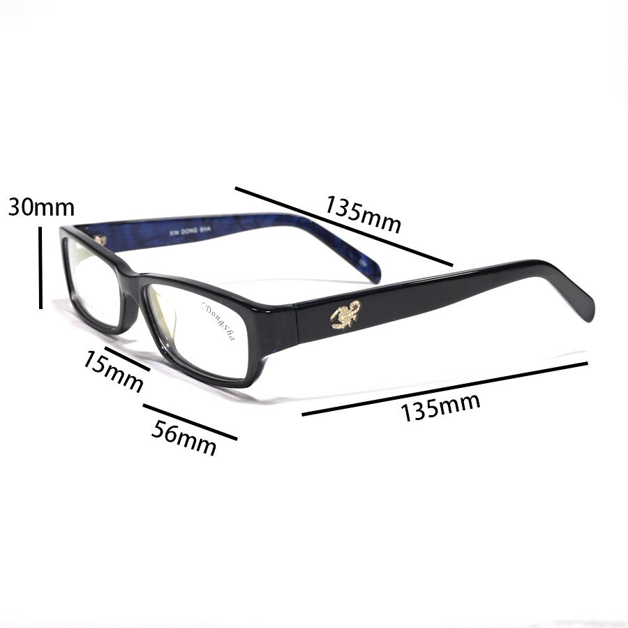 Cubojue Unisex Full Rim Square Tr 90 Titanium Presbyopic Reading Glasses 80027p Reading Glasses Cubojue
