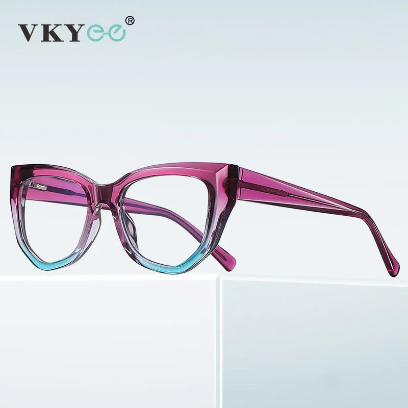 Vicky Women's Full Rim Cat Eye Stainless Steel Tr 90 Reading Glasses 2156 Reading Glasses Vicky   