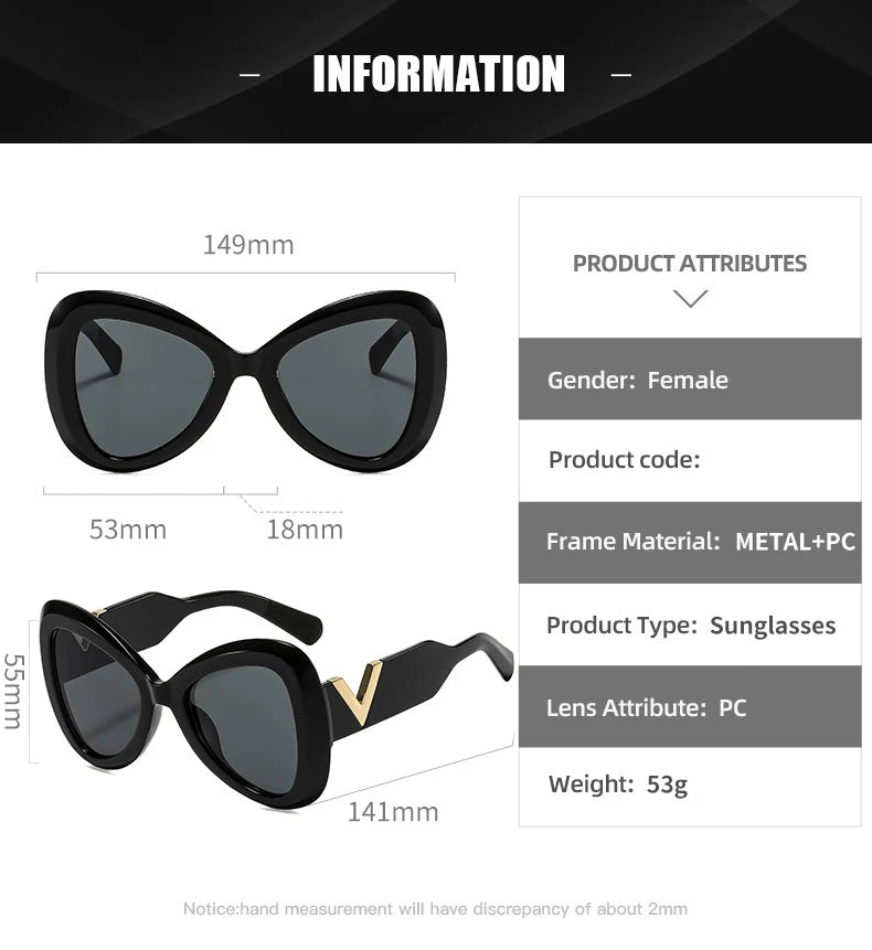 CCspace Women's Full Rim Butterfly Tr 90 Alloy Reading Glasses 802579