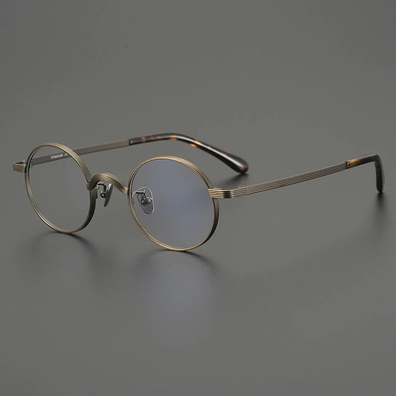 Gatenac Women's Full Rim Oval Square Titanium Eyeglasses Gxyj2116