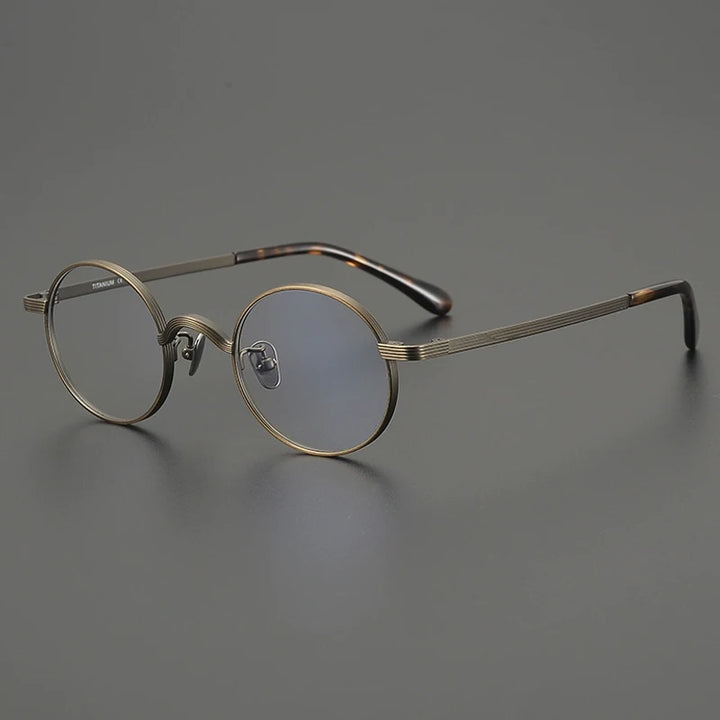 Gatenac Women's Full Rim Oval Square Titanium Eyeglasses Gxyj2116