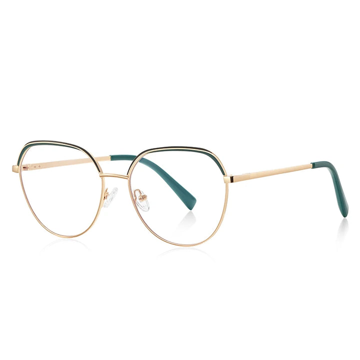 Vicky Unisex Full Rim Flat Top Round Tr 90 Titanium Reading Glasses 3098 Reading Glasses Vicky