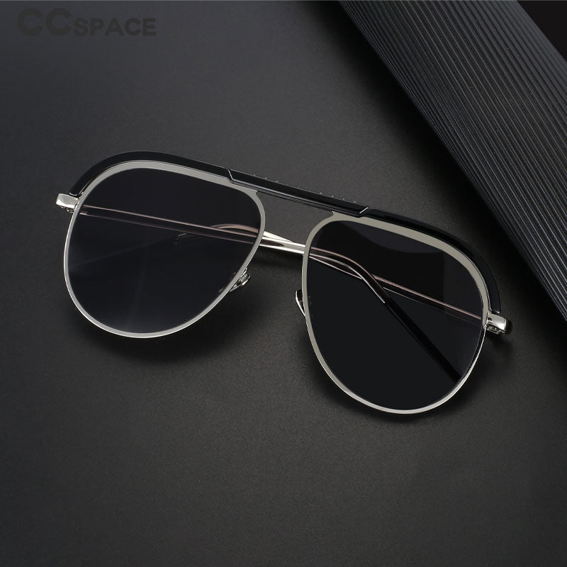 CCspace Unisex Full Rim Large Square Alloy UV400 Sunglasses 56363 Sunglasses CCspace Sunglasses