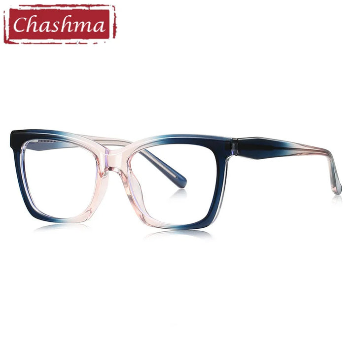 Chashma Ottica Unisex Full Rim Square Tr 90 Titanium Eyeglasses 40003