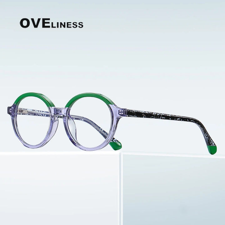 Oveliness Youth Unisex Full Rim Round Tr 90 Eyeglasses R0214 Full Rim Oveliness