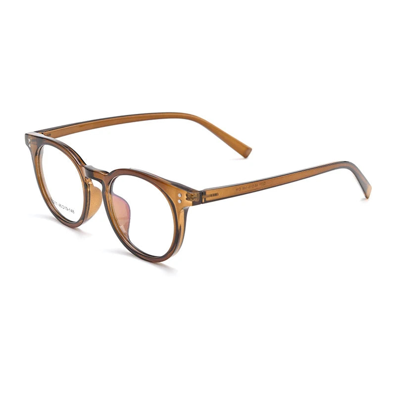 Xbora Women's Full Rim Round Acetate Eyeglasses 21160