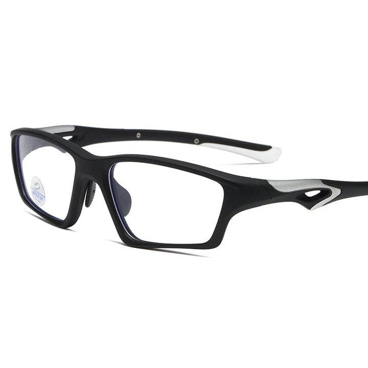 Reven Jate Men's Full Rim Rectangle Plastic Eyeglasses 81278 Full Rim Reven Jate C2  