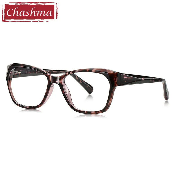 Chashma Women's Full Rim Square Polygon Tr 90 Titanium Eyeglasses 81006