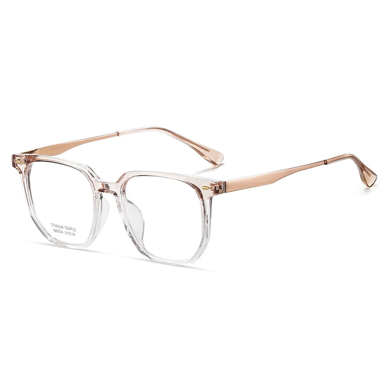 Reven Jate Unisex Full Rim Square Plastic Eyeglasses 8004 Full Rim Reven Jate C9