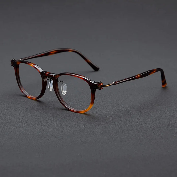 Black Mask Unisex Full Rim Square Acetate Eyeglasses 0265585 Full Rim Black Mask