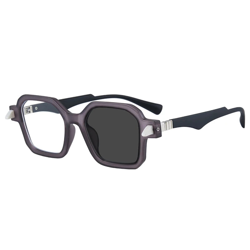 Kocolior Unisex Full Rim Oversized Square Acetate Hyperopic Reading Glasses 5571 Reading Glasses Kocolior