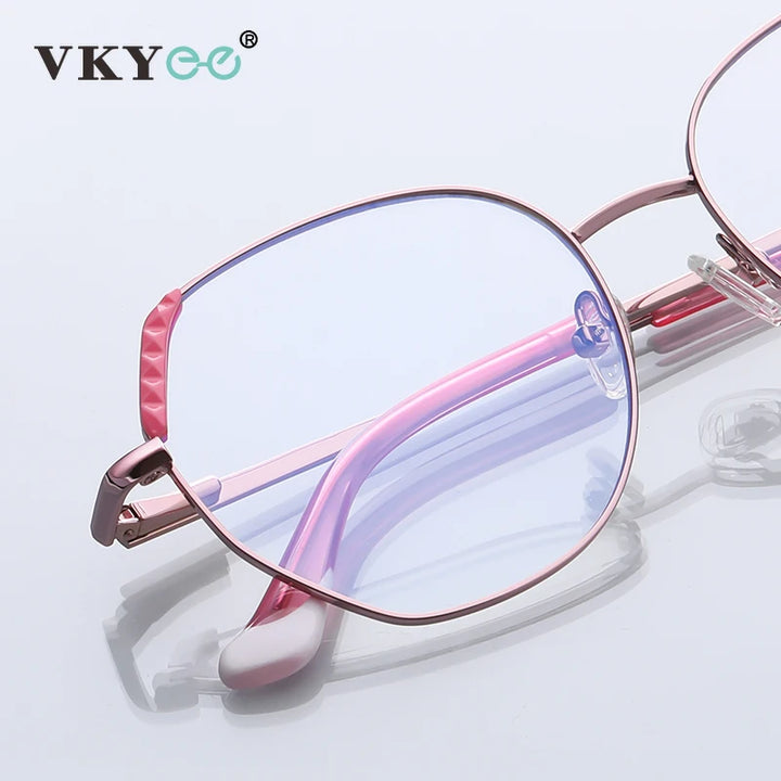 Vicky Unisex Full Rim Polygon Alloy Reading Glasses 3015 Reading Glasses Vicky