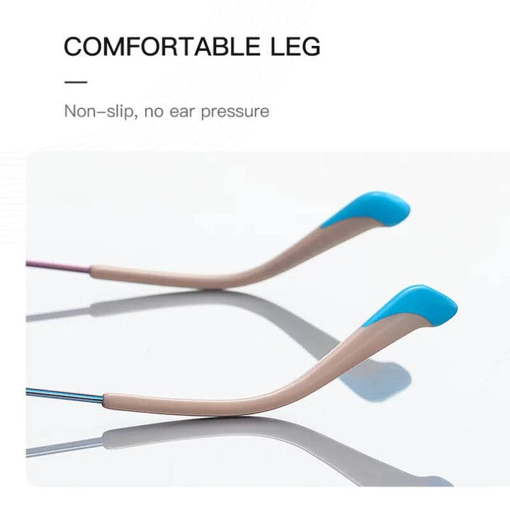 Vicky Women's Full Rim Polygon Stainless Steel Reading Glasses 3013 Reading Glasses Vicky