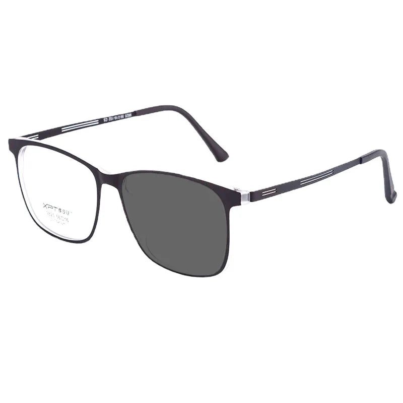 Kocolior Unisex Full Rim Square Tr 90 Titanium Hyperopic Reading Glasses 9825 Reading Glasses Kocolior