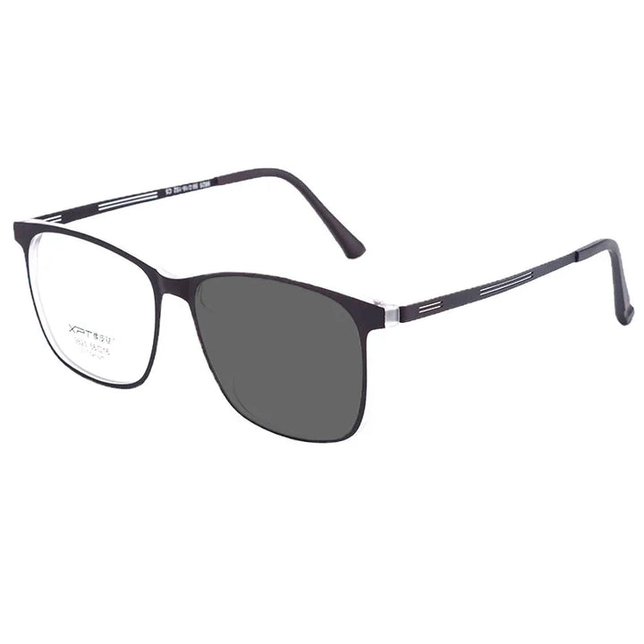 Kocolior Unisex Full Rim Square Tr 90 Titanium Hyperopic Reading Glasses 9825 Reading Glasses Kocolior
