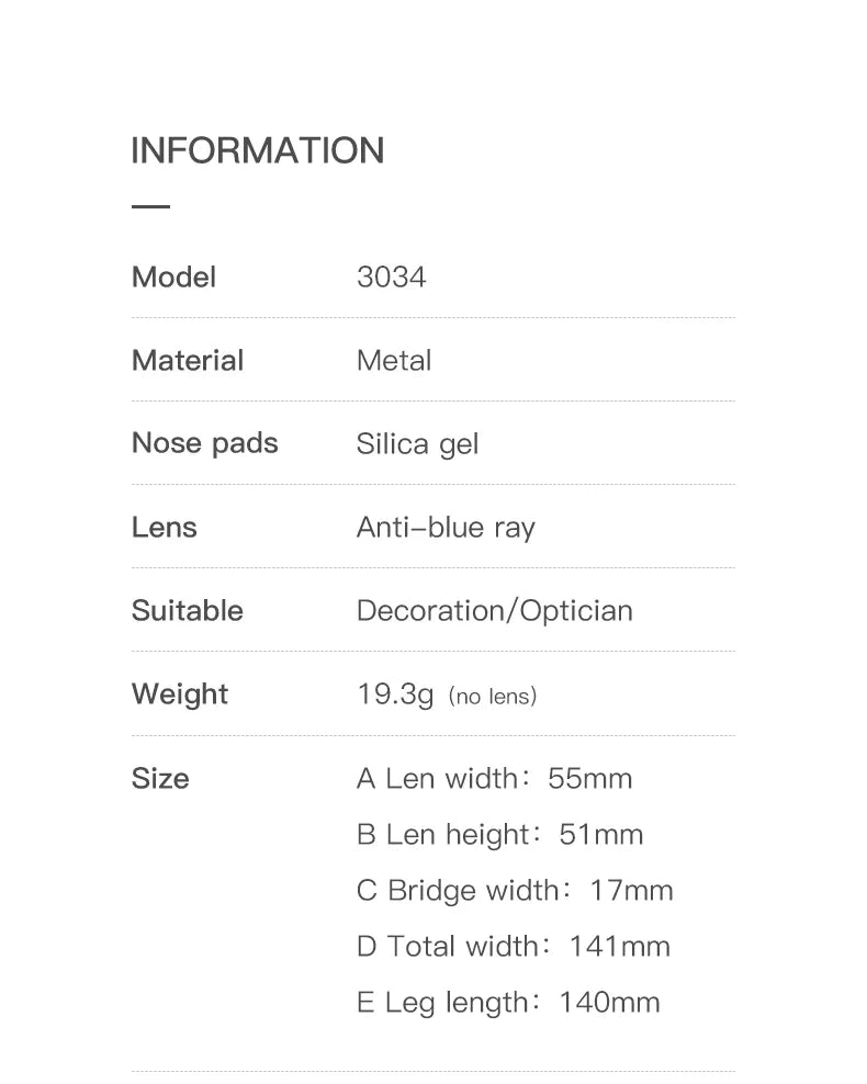 Vicky Women's Full Rim Polygon Alloy Reading Glasses 3034 Reading Glasses Vicky