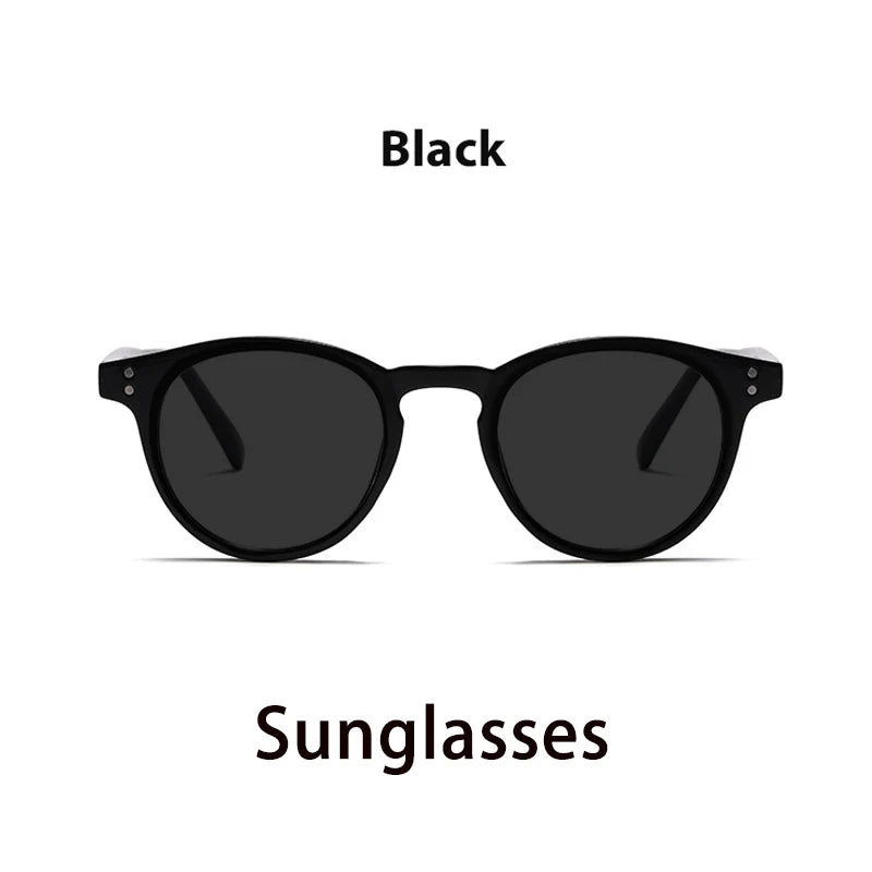Kocolior Unisex Full Rim Round Acetate Hyperopic Reading Glasses 3313 Reading Glasses Kocolior Sunglasses Black 0 