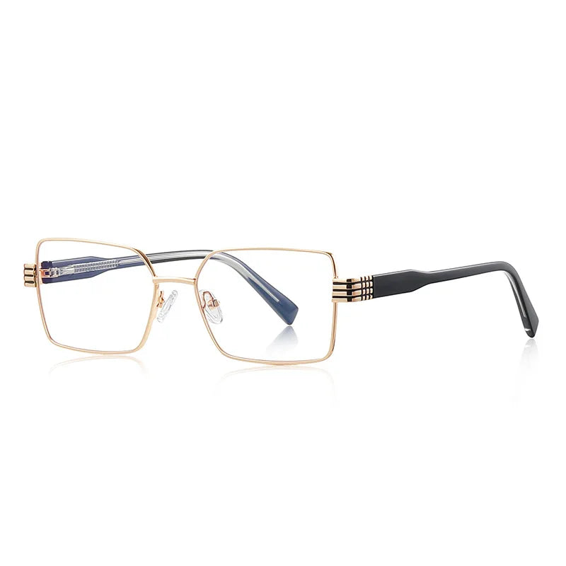 CCspace Women's Full Rim Square Tr 90 Alloy Reading Glasses 310897