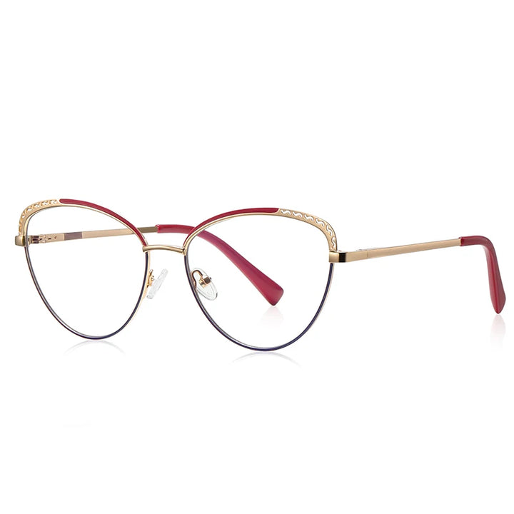 Vicky Unisex Full Rim Tr 90 Stainless Steel Butterfly Reading Glasses 3111 Reading Glasses Vicky PFD3111-C4 Prescription custom