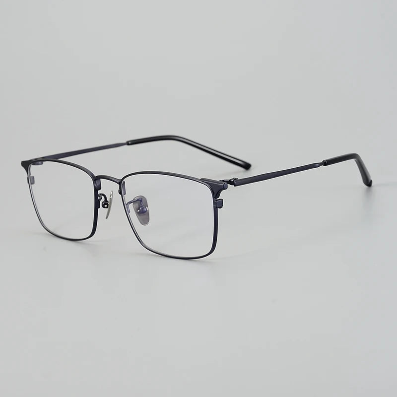 Aimee Unisex Full Rim Square Titanium Eyeglasses 942961 Full Rim Aimee Blue
